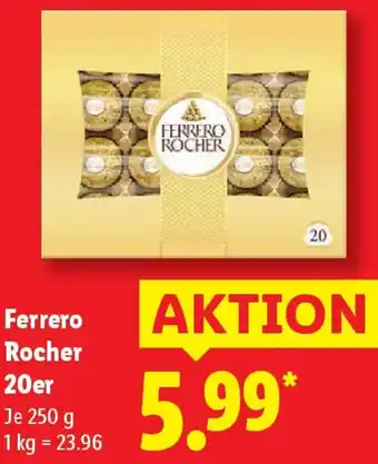 Lidl Ferrero Rocher 20er Angebot