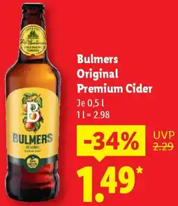 Lidl Bulmers Original Premium Cider Angebot