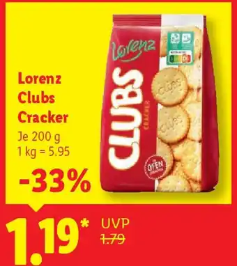 Lidl Lorenz Clubs Cracker Angebot