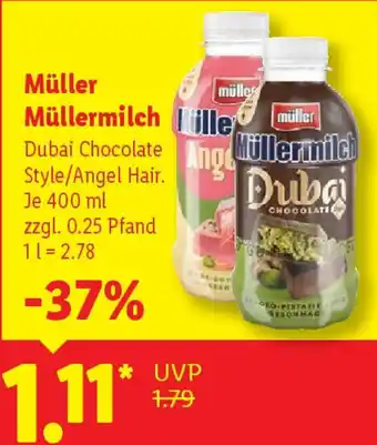 Lidl Müller Müllermilch Angebot