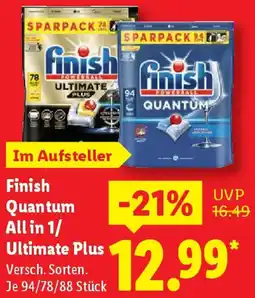 Lidl Finish Quantum All in 1/ Ultimate Plus Angebot