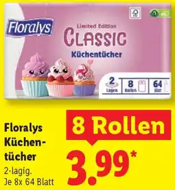 Lidl Floralys Küchentücher Angebot