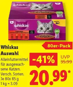 Lidl Whiskas Auswahl Angebot