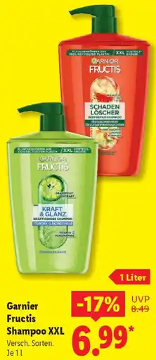 Lidl Garnier Fructis Shampoo XXL Angebot