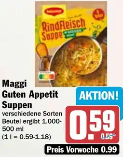 HIT Maggi Guten Appetit Suppen Angebot