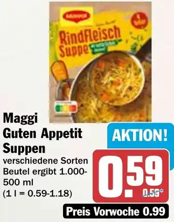HIT Maggi Guten Appetit Suppen Angebot