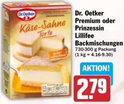 HIT Dr. Oetker Premium Prinzessin Lillifee Backmischungen Angebot