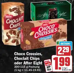 HIT Choco Crossies, Choclait Chips oder After Eight Angebot