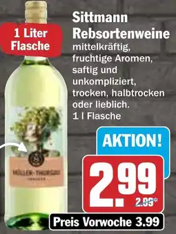 HIT Sittmann Rebsortenweine Angebot