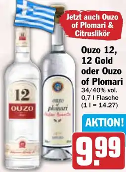 HIT Ouzo 12, 12 Gold oder Ouzo of Plomari Angebot