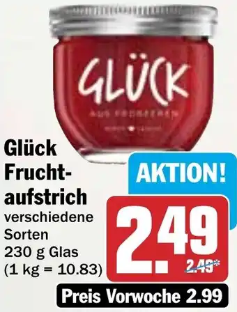 HIT Glück Fruchtaufstrich Angebot