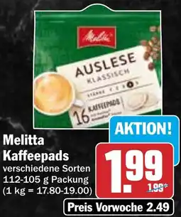 HIT Melitta Kaffeepads Angebot