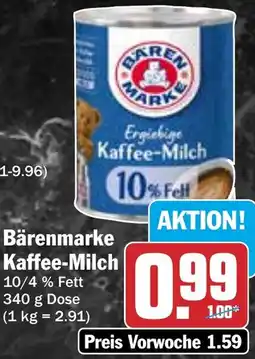 HIT Bärenmarke Kaffee-Milch Angebot