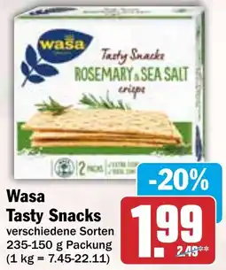 HIT Wasa Tasty Snacks Angebot