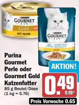 HIT Purina Gourmet Perle oder Gourmet Gold Katzenfutter Angebot