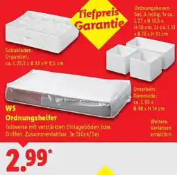 Lidl W5 Ordnungshelfer Angebot
