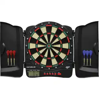 Netto Marken-Discount Carromco ELEKTRONIK DART KABINETT PANTHERA-301, 4-LOCH ABSTAND Angebot