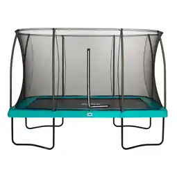 Netto Marken-Discount Salta Trampoline - Comfort Edition - rechteckig - 366 x 244m - Schutzrand Grün Angebot