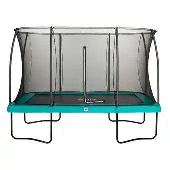 Netto Marken-Discount Salta Trampoline - Comfort Edition - rechteckig - 366 x 244m - Schutzrand Grün Angebot