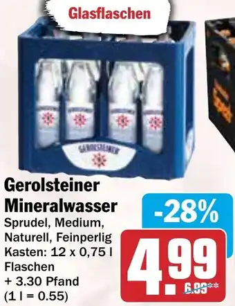 HIT Gerolsteiner Mineralwasser Angebot