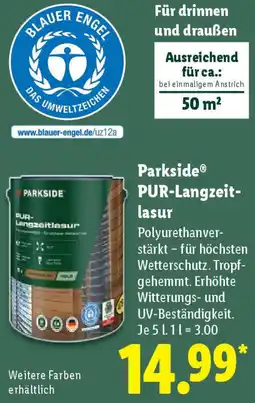Lidl Parkside PUR-Langzeitlasur Angebot