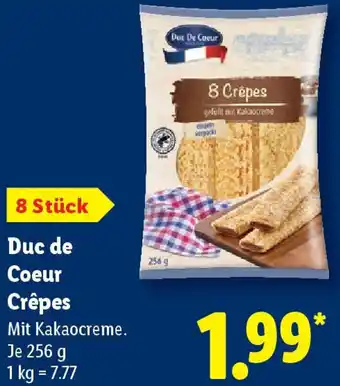 Lidl Duc de Coeur Crêpes Angebot