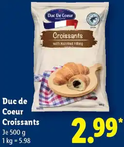 Lidl Duc de Coeur Croissants Angebot