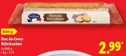 Lidl Duc de Coeur Rührkuchen Angebot
