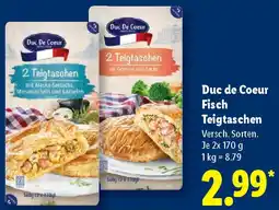 Lidl Duc de Coeur Fisch Teigtaschen Angebot