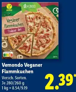 Lidl Vemondo Veganer Flammkuchen Angebot