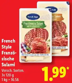 Lidl French Style Französische Salami Angebot