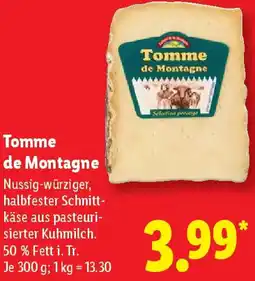 Lidl Tomme de Montagne Angebot