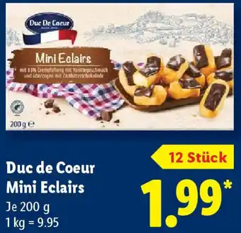 Lidl Duc de Coeur Mini Eclairs Angebot