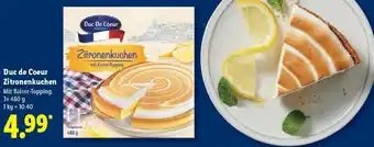 Lidl Duc de Coeur Zitronenkuchen Angebot
