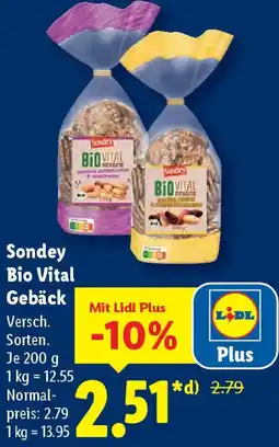 Lidl Sondey Bio Vital Gebäck Angebot