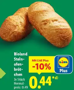 Lidl Bioland Steinofenbrötchen Angebot