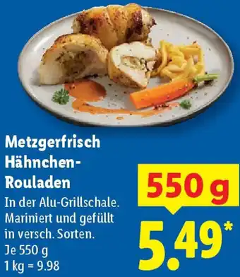 Lidl Metzgerfrisch Hähnchen Rouladen Angebot