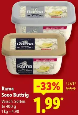 Lidl Rama Sooo Buttrig Angebot