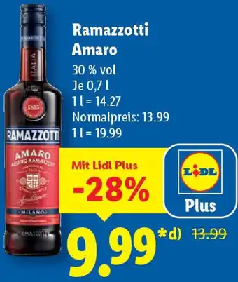 Lidl Ramazzotti Amaro Angebot