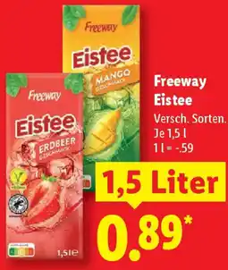 Lidl Freeway Eistee Angebot