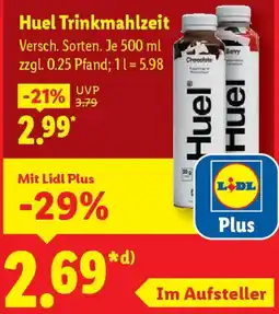 Lidl Huel Trinkmahlzeit Angebot
