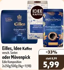 Aktiv Irma Eilles, Idee Kaffee oder Mövenpick Angebot