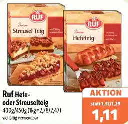 Aktiv Irma Ruf Hefe- oder Streuselteig Angebot