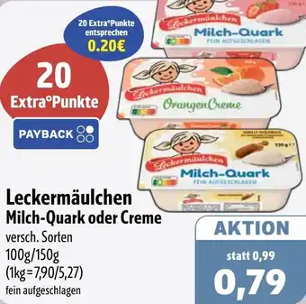 Aktiv Irma Leckermäulchen Milch-Quark oder Creme Angebot