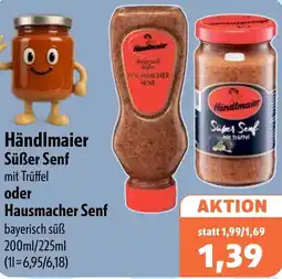 Aktiv Irma Händlmaier Süßer Senf oder Hausmacher Senf Angebot