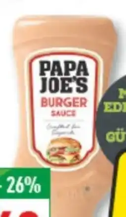 Marktkauf Papa Joe's Italian Eatery Burger Sauce Angebot