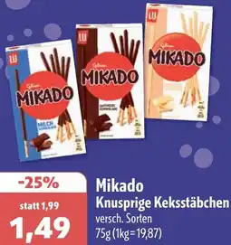 Aktiv Irma Mikado Knusprige Keksstäbchen Angebot