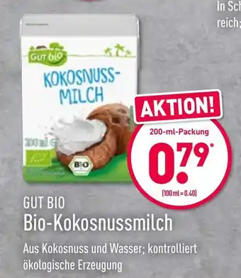 Aldi Nord Gut Bio Kokosnussmilch 200ml Angebot