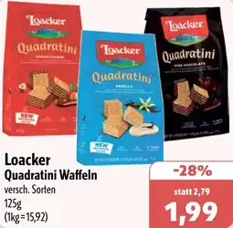 Aktiv Irma Loacker Quadratini Waffeln Angebot