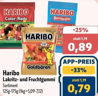 Aktiv Irma Haribo Lakritz- und Fruchtgummi Angebot